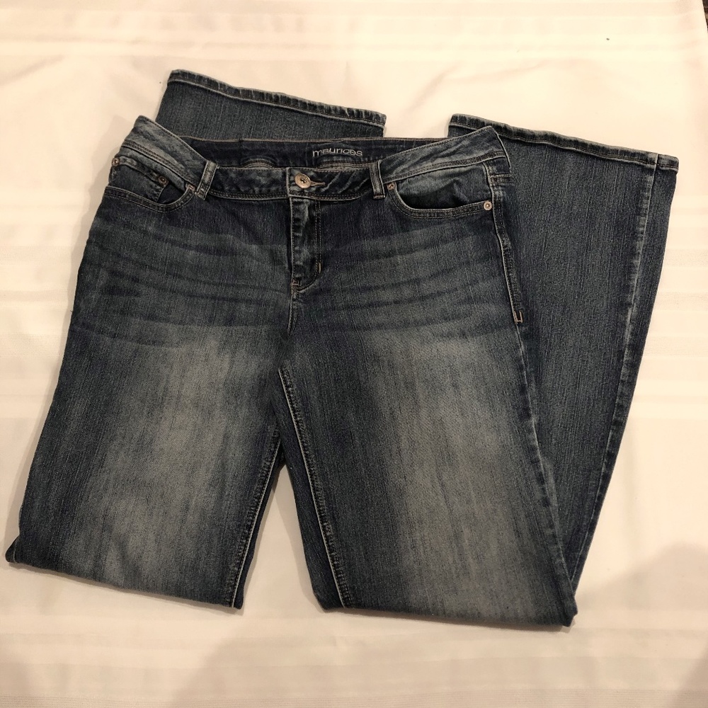 Maurices Bootcut Dark Wash Jeans - 11/12 Long, GUC